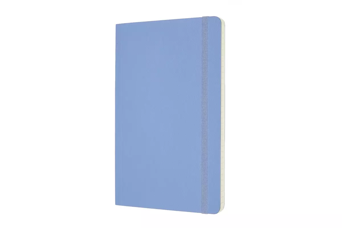 Een Moleskine Ruled Soft Cover Notebook Large Hydrangea Blue koop je bij Moleskine.nl